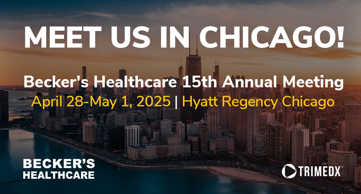 TRIMEDX is attending the Becker's Healthcare 15th Annual Meeting April 28-May 1 in Chicago, Illinois.