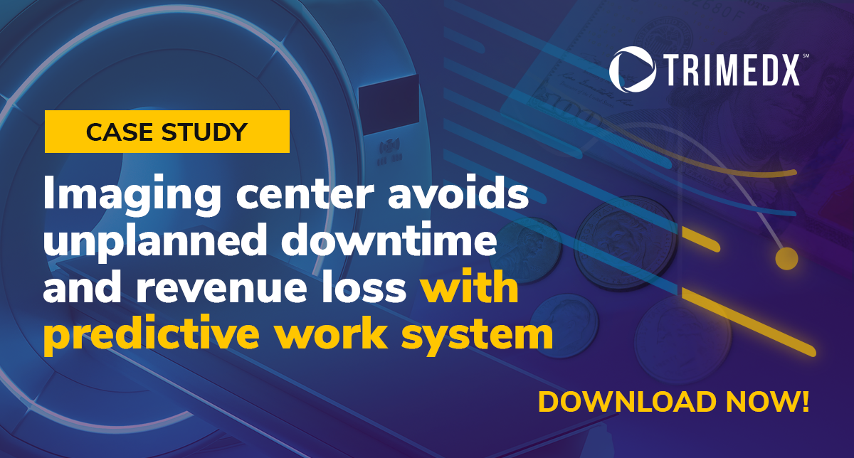 TRIMEDX Predictive Work System - avoids unplanned downtime