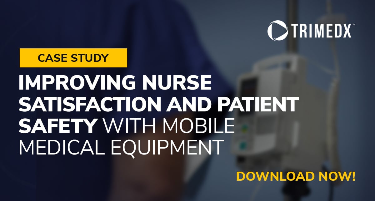 Improving nursing satisfaction and patient safety with efficient mobile medical equipment management